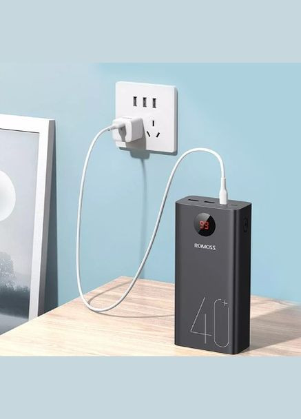 Зовнішній акумулятор 400000mAh PEA40PF (PEA40-152-2133H) 22.5W Romoss (279553666)