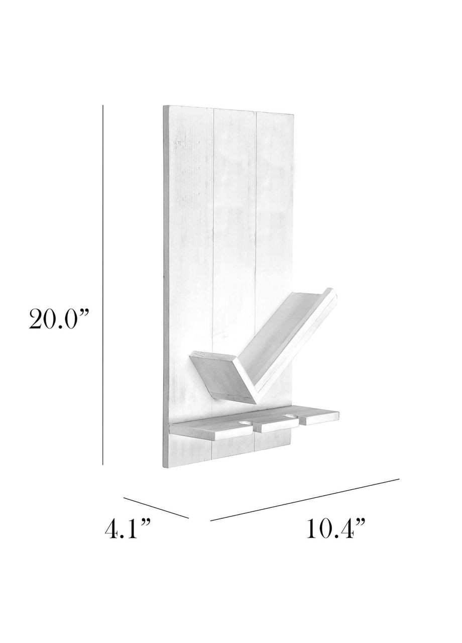 Настінна винна полиця з дерева Хікарі зефір (ПНК-002420) No Brand (327424989)