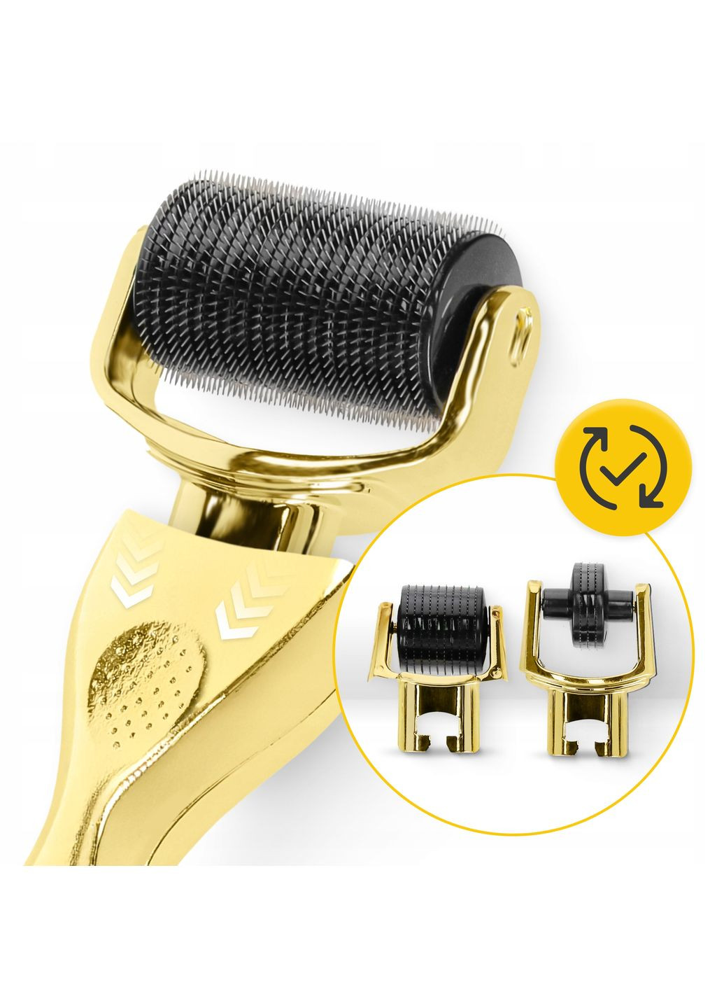 Мезороллер Derma Roller 3 в 1 (дермароллер) для лица и тела () 4FIZJO P-5907739312228 (346532207)