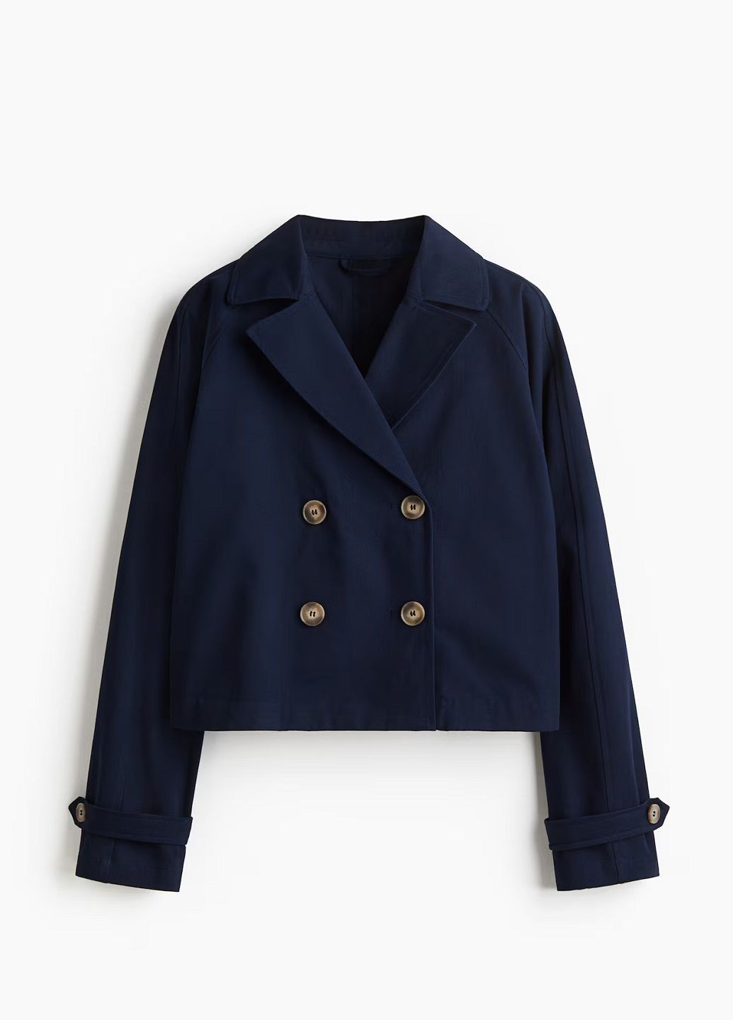 Темно-синя демісезонна куртка H&M