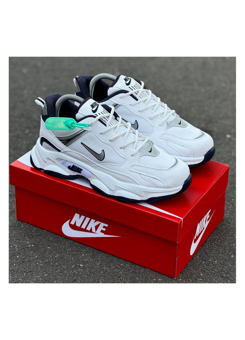 Білі Осінні чоловічі кросівки No Brand