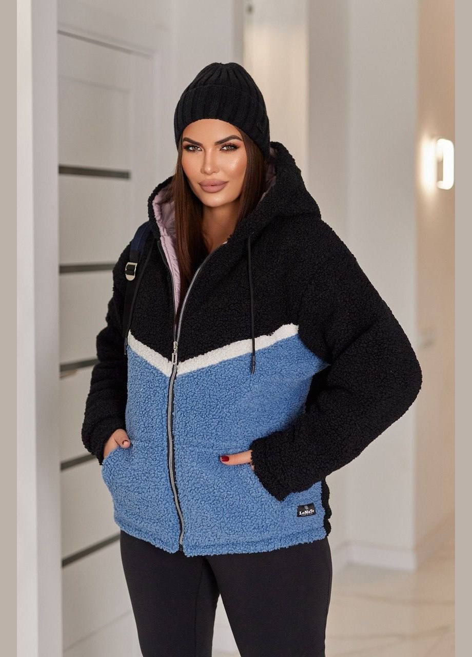 Голубая демисезонная женская куртка No Brand