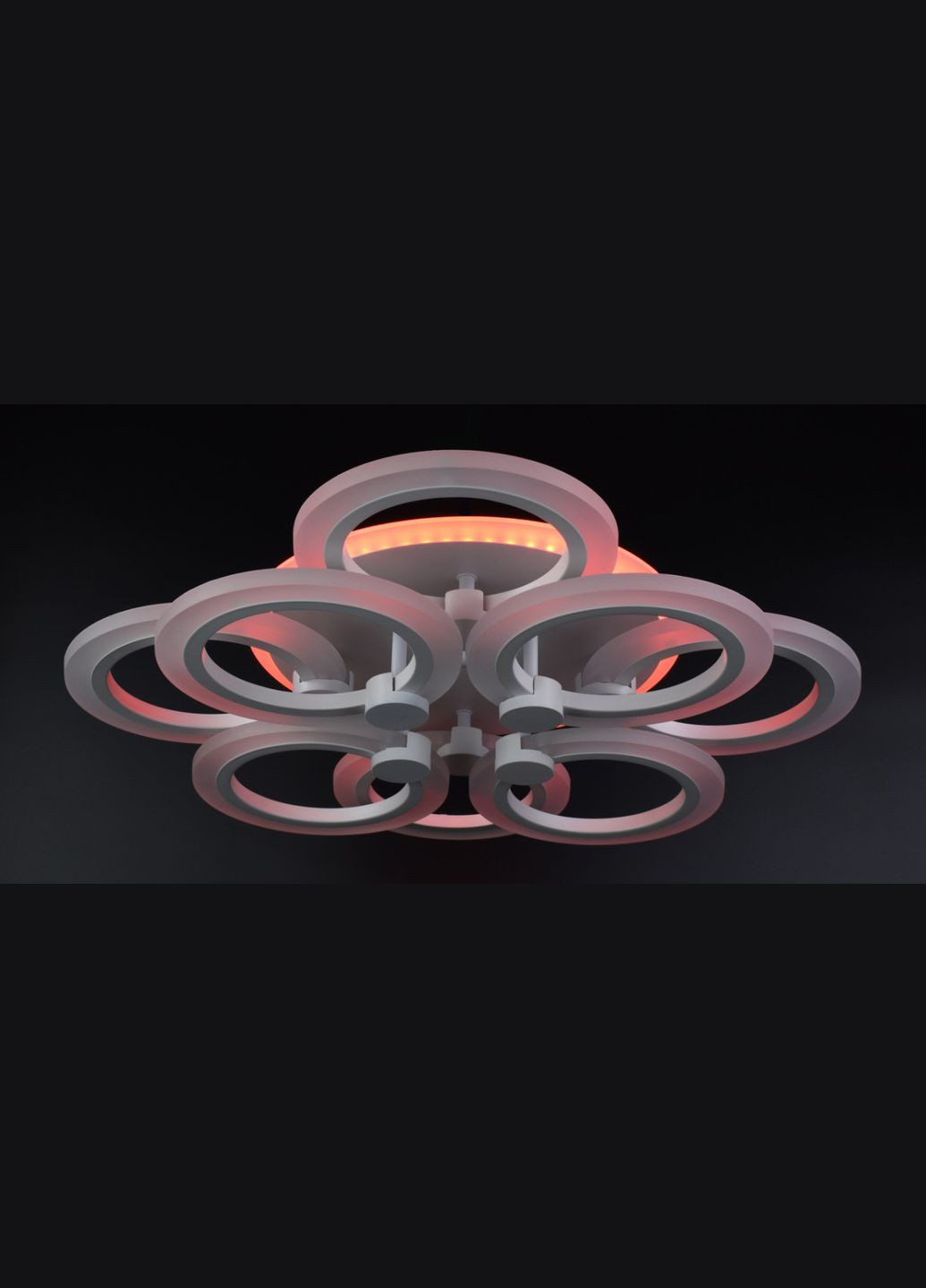 Люстра світлодіодна стельова LED світильник для квартири на стелю лед з пультом 25961 Білий 11х45х54 см. Sunnysky (364497969)