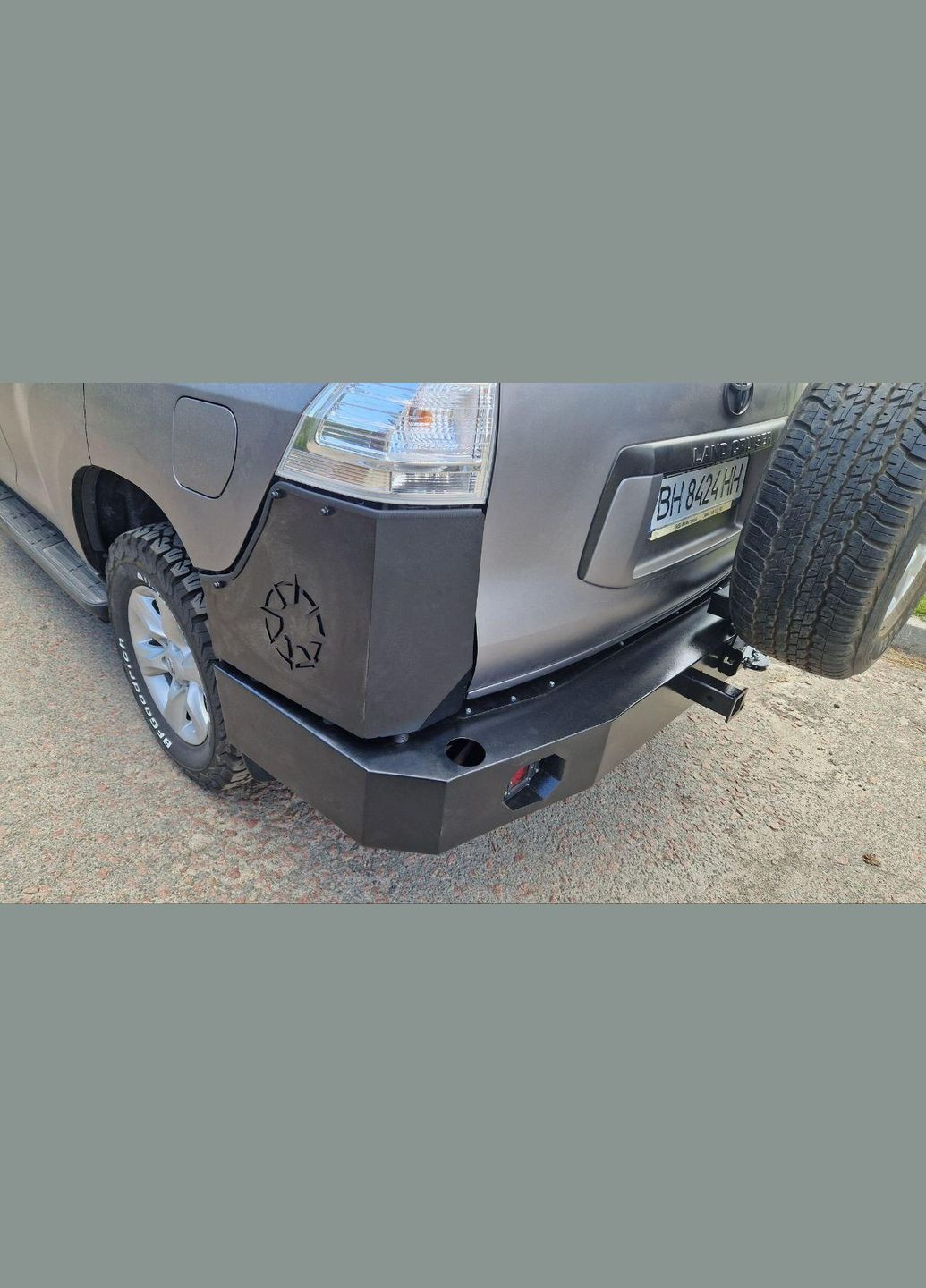 Задній силовий бампер для Toyota Land Prado 150 Cruiser (343215934)