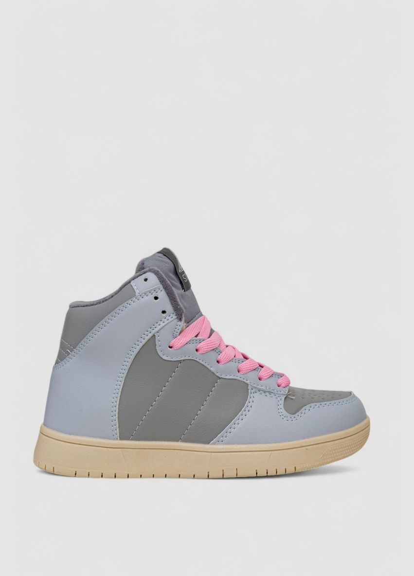 Кроссовки женские зимние на меху, цвет, 248RH1060 Ager серо-голубые всесезоны (351732445)