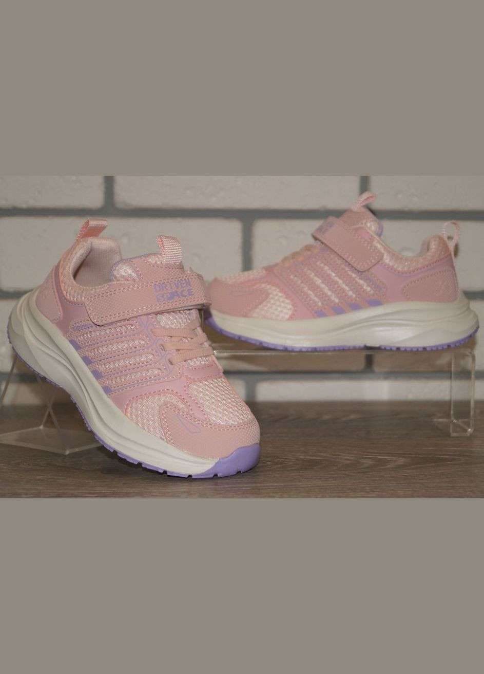Рожеві осінні кросівки спортивні для дівчинки рожеві Jong Golf