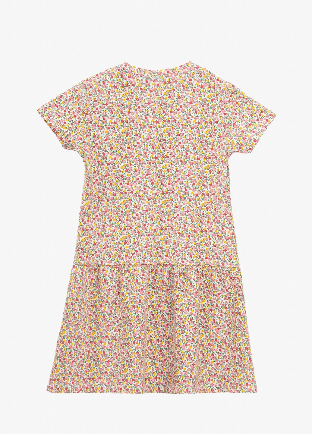 Розовое платье с принтом для девочки 16578 140 см розовый shop (2000990923738) Baby Show (322022738)