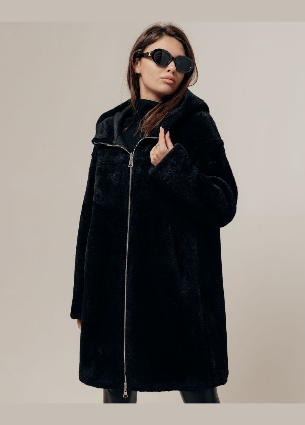 Дубленка двусторонняя черный RR Designer (307059419)