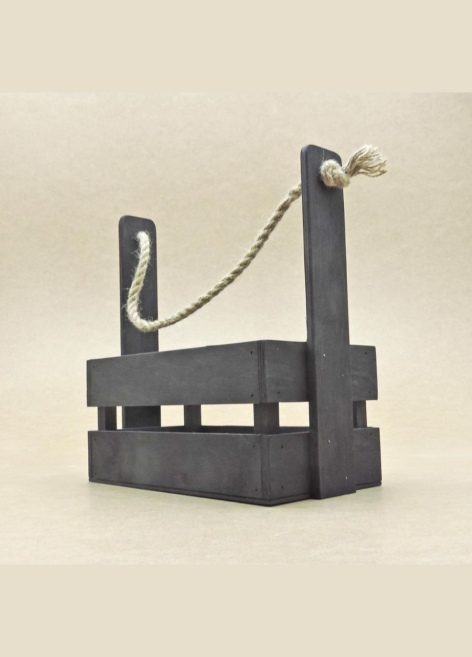 Подарунковий кошик з дерева Рампейн 30 венге (ПДК-301812) No Brand (328910141)