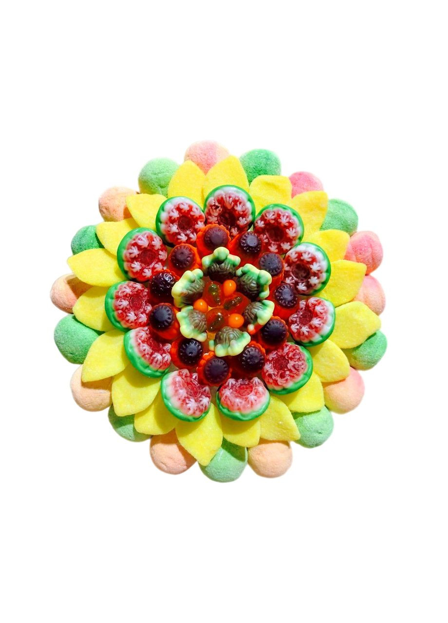 Солодкий букет з мармеладу і маршмеллоу 1 кг – ідеальний вибір для свята Мармеладний Кіт (315427770)