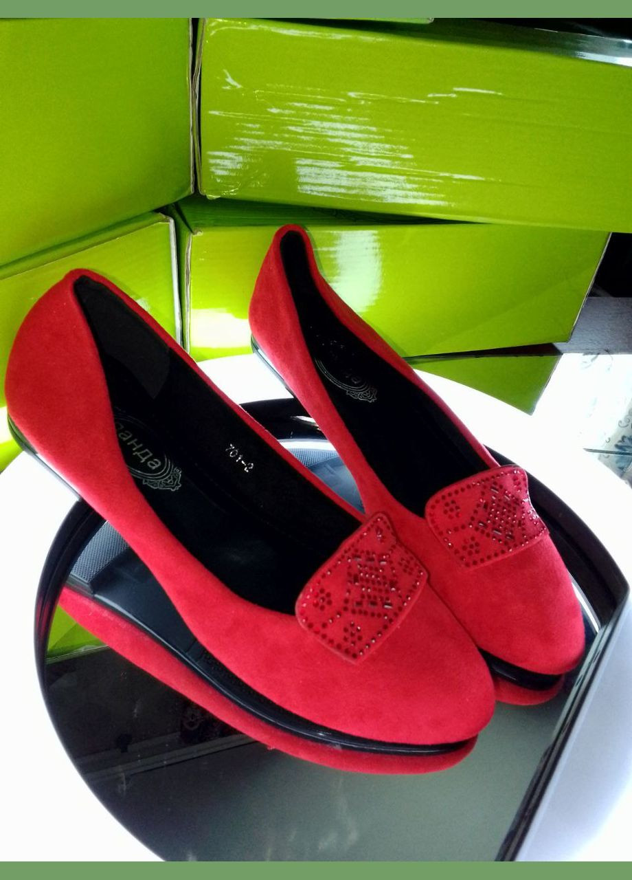 Жіночі балетки жіночі Панда | червоні (298876754)