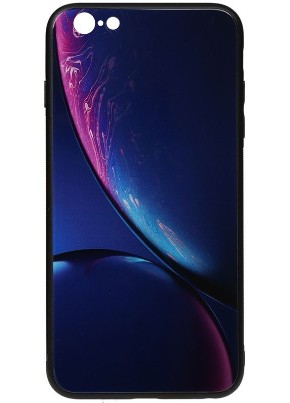 Чехол-накладка Print Glass Space Case Apple iPhone 6/6s Blue Toto (301836154)