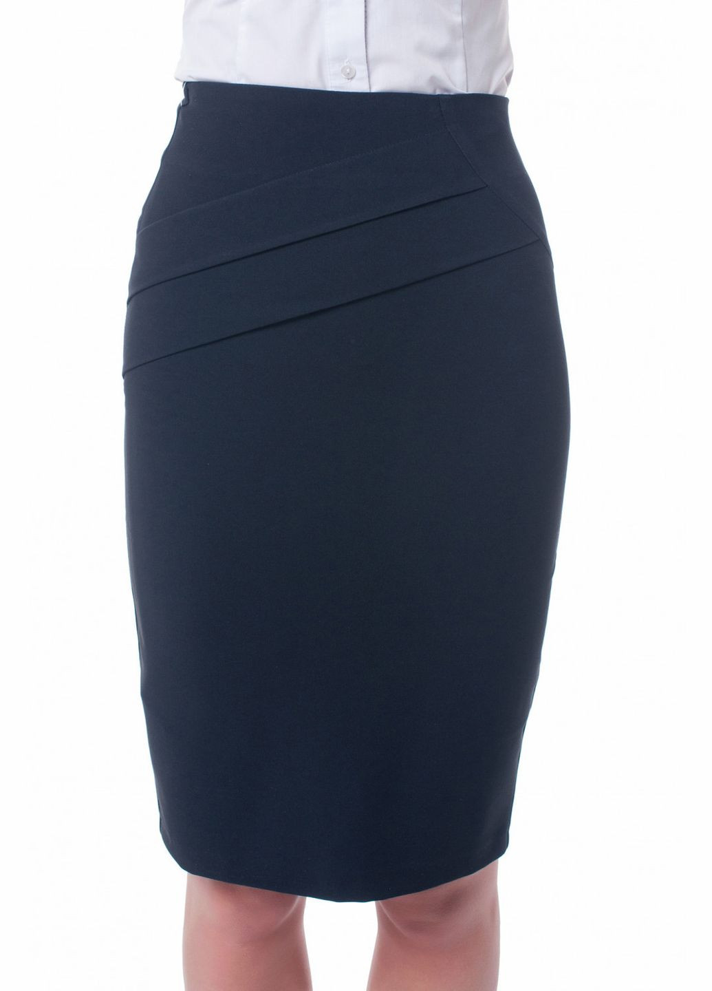 Жіноча спідниця зі складками з вузьким кроєм на молнії (ll140820090) LadyLike (333341221)