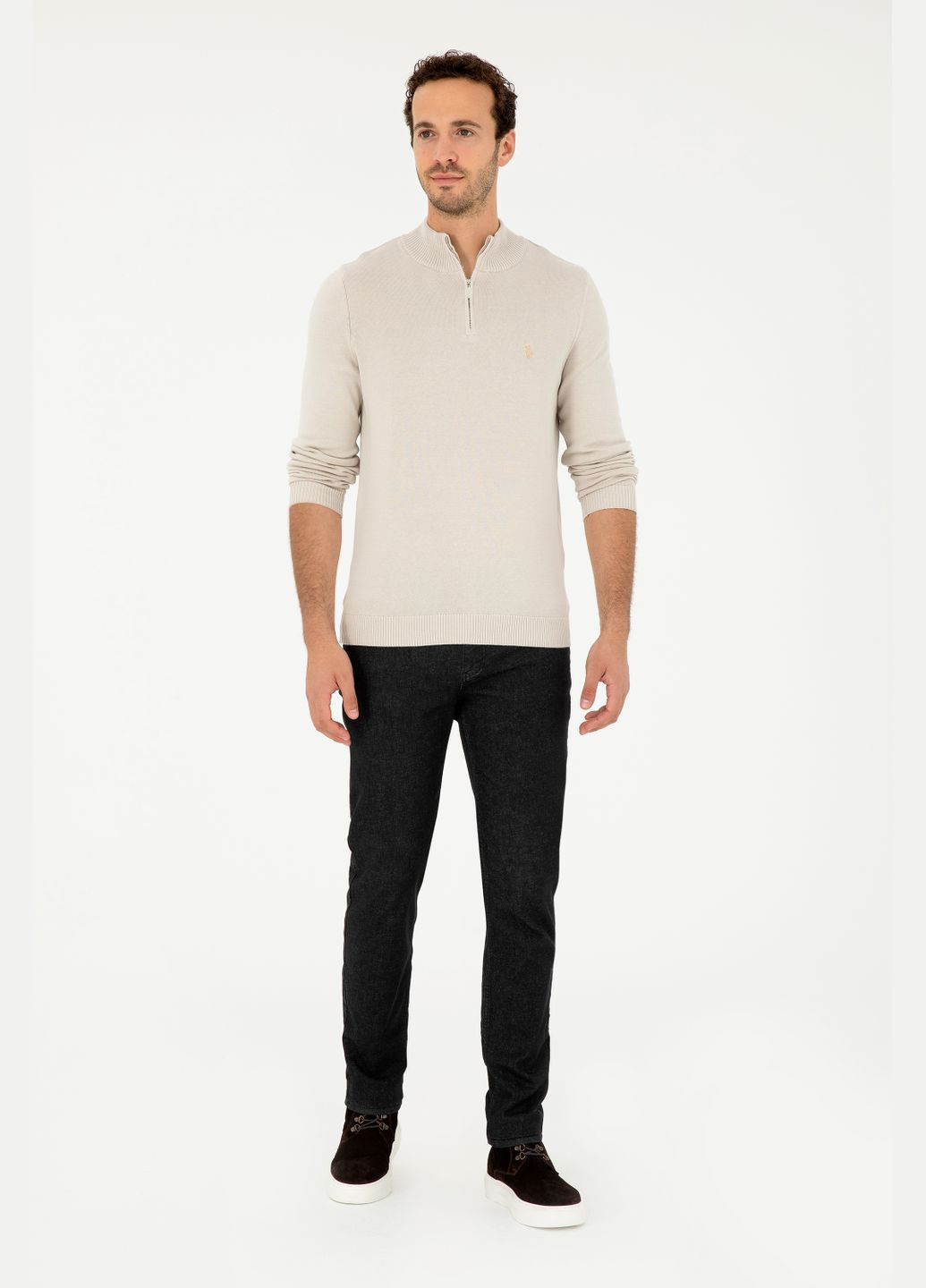 Сірий светр u.s. polo assn. чоловічий U.S. Polo Assn.