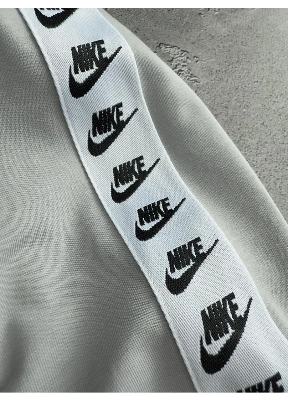 Толстовка NК Н лампасы серая No Brand (392684300)