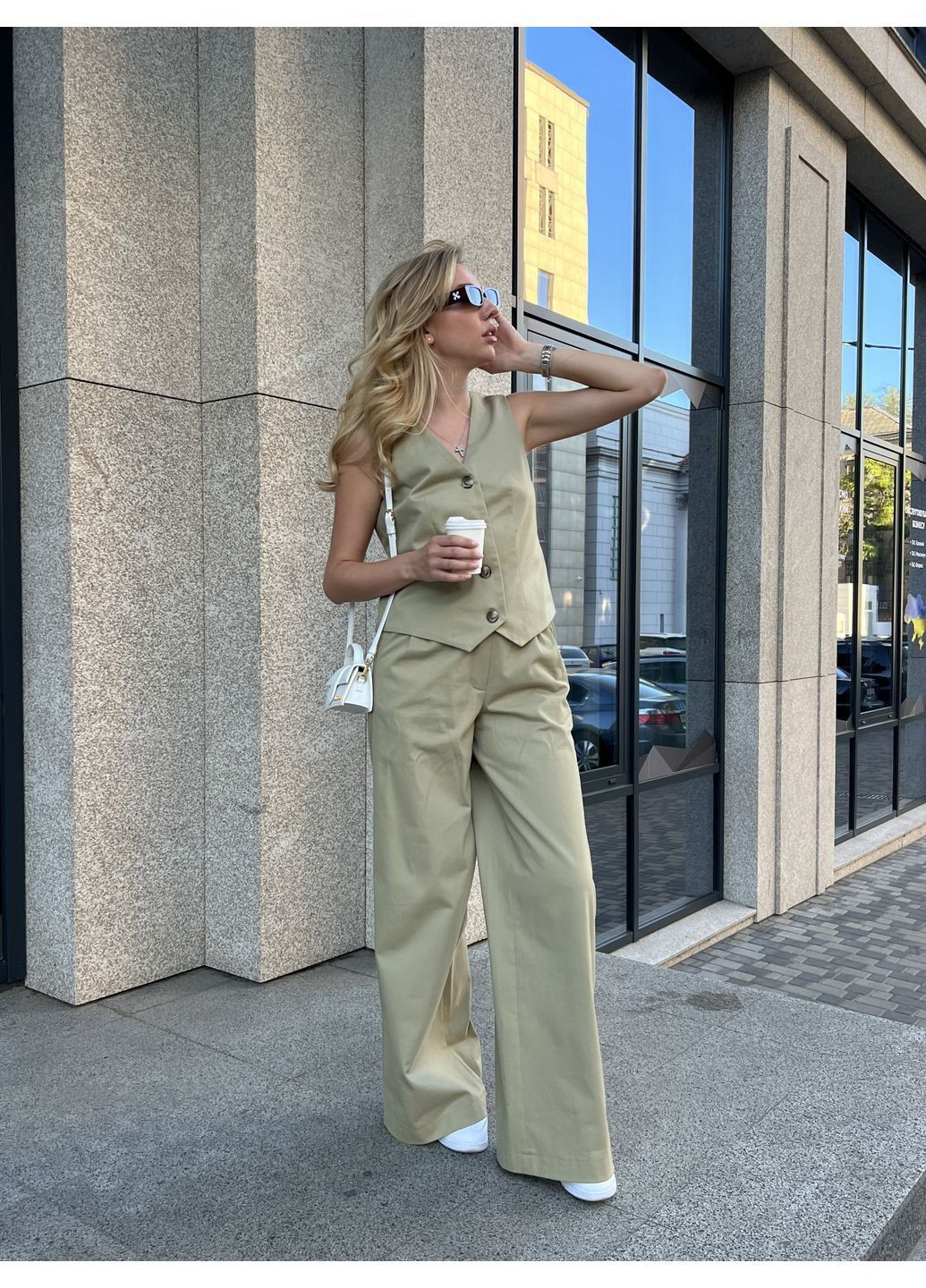 Женский костюм с жилетами и брюками No Brand (369502144)