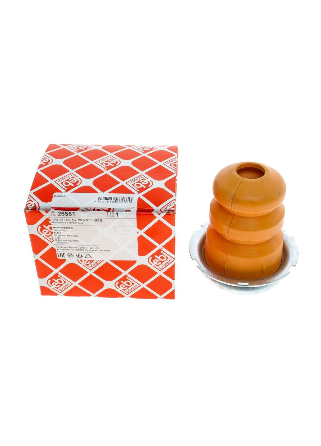 Выдойщик рессоры (задний) VW Caddy III 04-15 26561 (opt-om) Febi Bilstein (354769089)