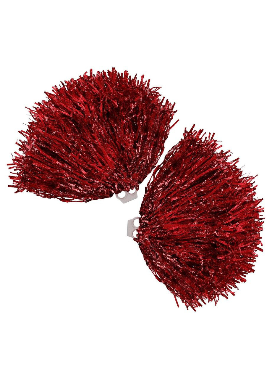 Помпони ниткоподібні матові для чирлідингу і танців із захопленнями-кільцями Pom-Poms C-0833 (матові, пластик, 2шт, вага SP-Sport (361438579)