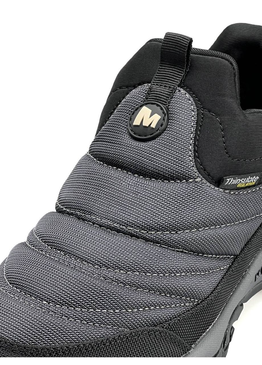 Сірі Осінні кросівки чоловічі merrell No Brand Nova Moc GTX Grey Black