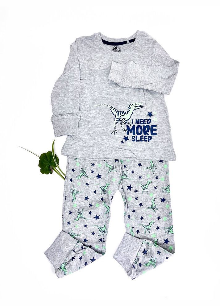 Сіра піжама 104 см сірий артикул л817 Nickelodeon