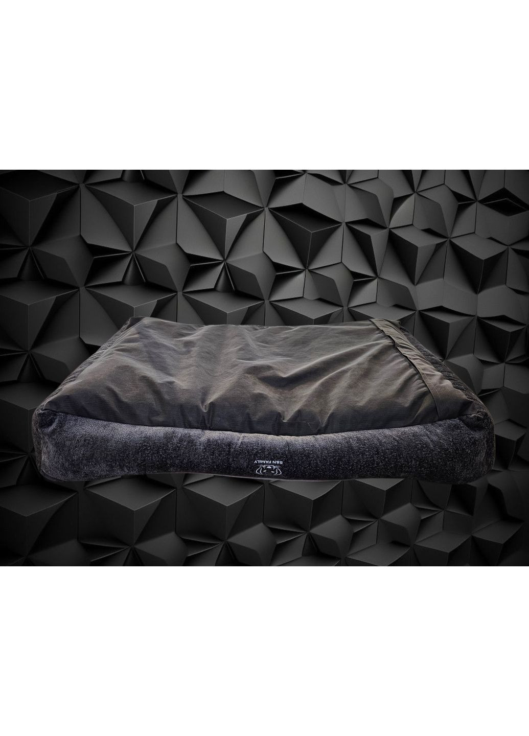 Лежанка 80х60х18см из текстиля для средних собак и котов "Beatrice Graphite 95" (Графитовый) S&N Family (361204495)