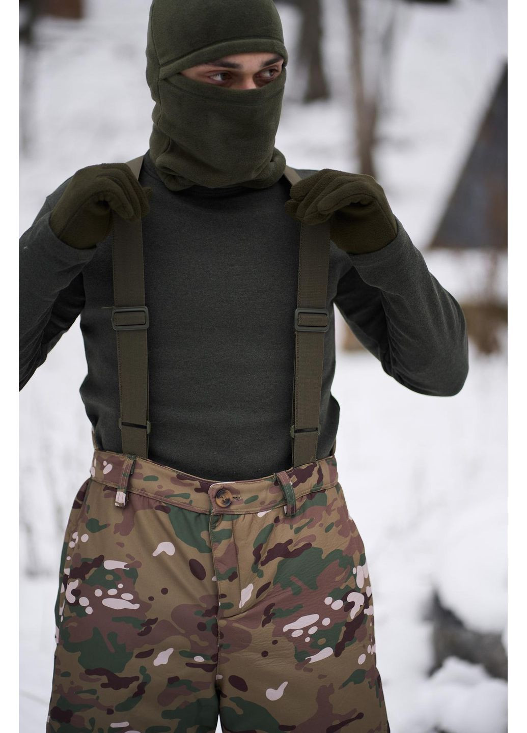 Зимовий тактичний костюм Softshell "Terra Warm" (Мультикам) + подарунок на вибір Intruder