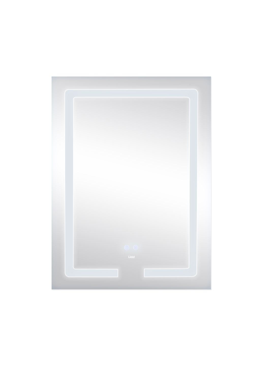 Зеркало Kubis 600х800 с LED-подсветкой Touch, с антизапотеванием, с димером, рег. яркости LD78LF9376080 LIDZ KU1 (338434584)