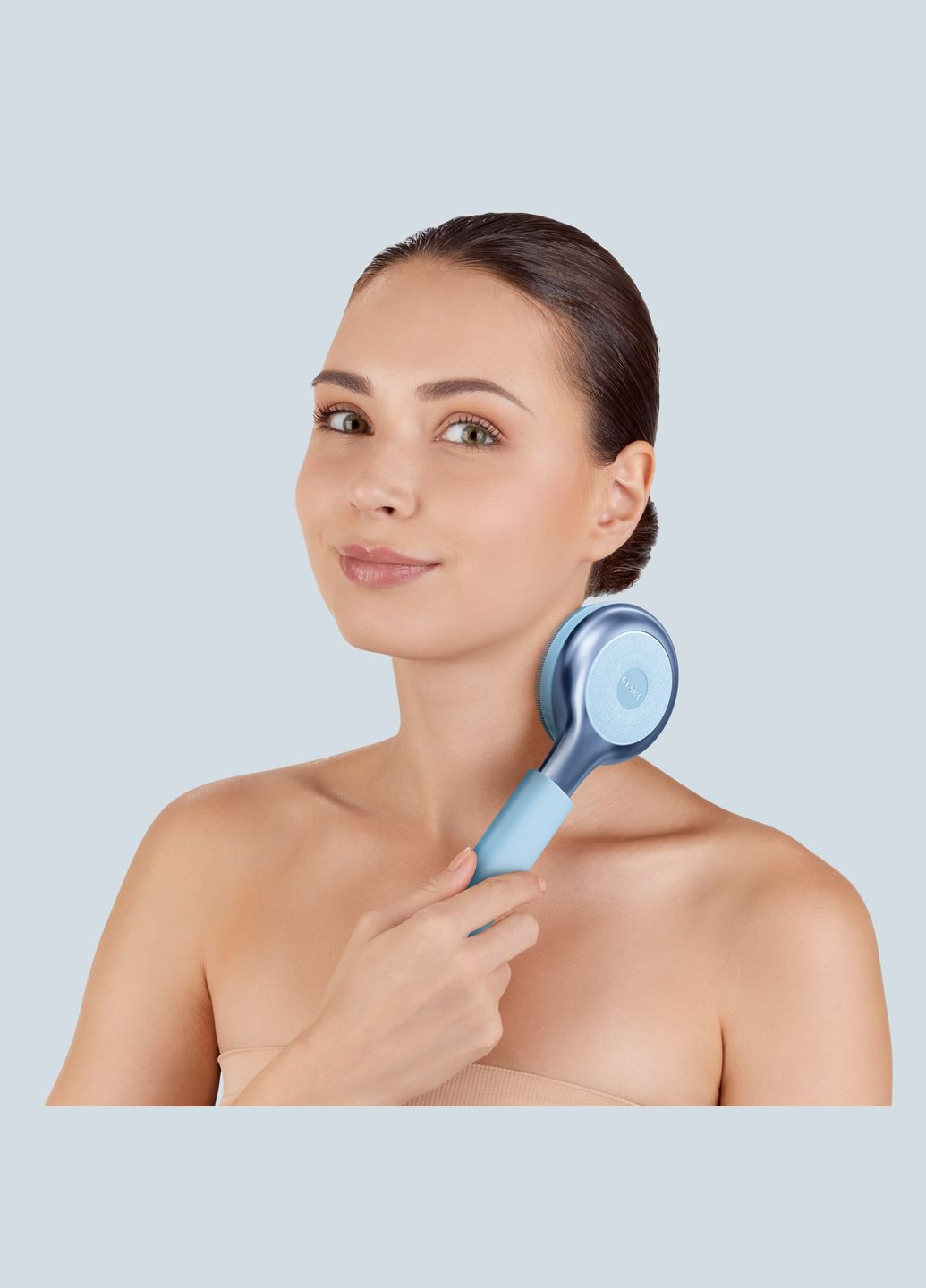 Ультразвукова щітка для всього тіла Sonic Full-Body Brush&Intensive Exfoliator 8в1 aquamarine GESKE (341526071)