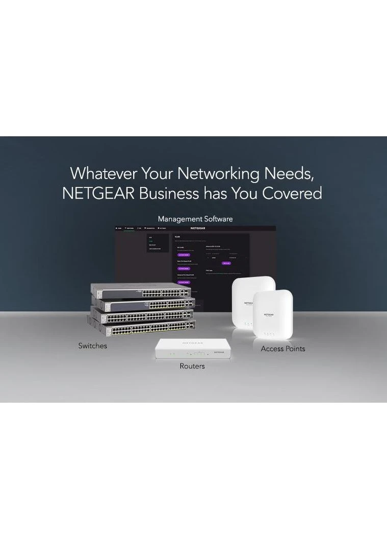 Комутатор GS348 48xGE, Некерований Netgear (393517630)