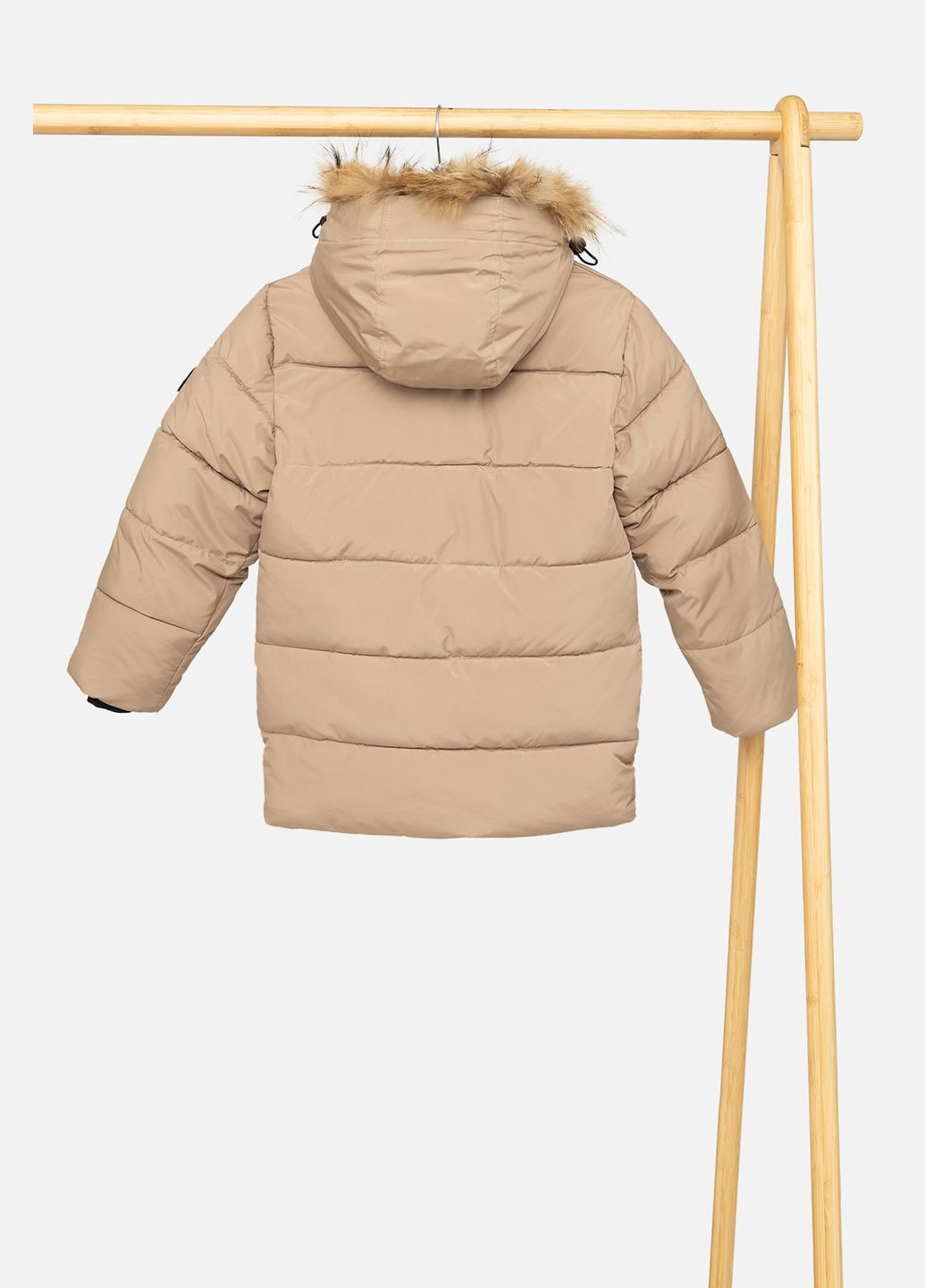 Бежева зимня куртка для хлопчика колір бежевий cb-00254775 Cankesya