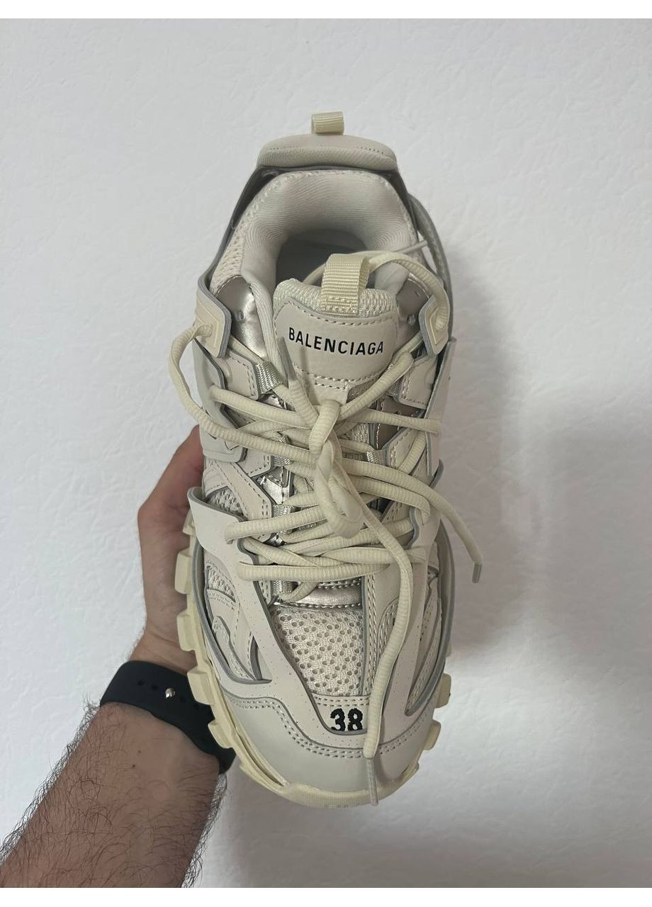 Кросівки жіночі Balenciaga Track 3.0 Beige Premium | Баленсіага Трак 3.0 бежеві No Brand бежеві демісезони (350613817)
