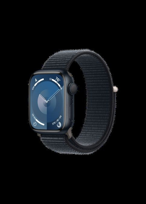Смарт-годинник Watch Series 9 GPS 45mm Midnight Aluminum Case w. Midnight S. Loop (MR9C3) Apple (323615294)
