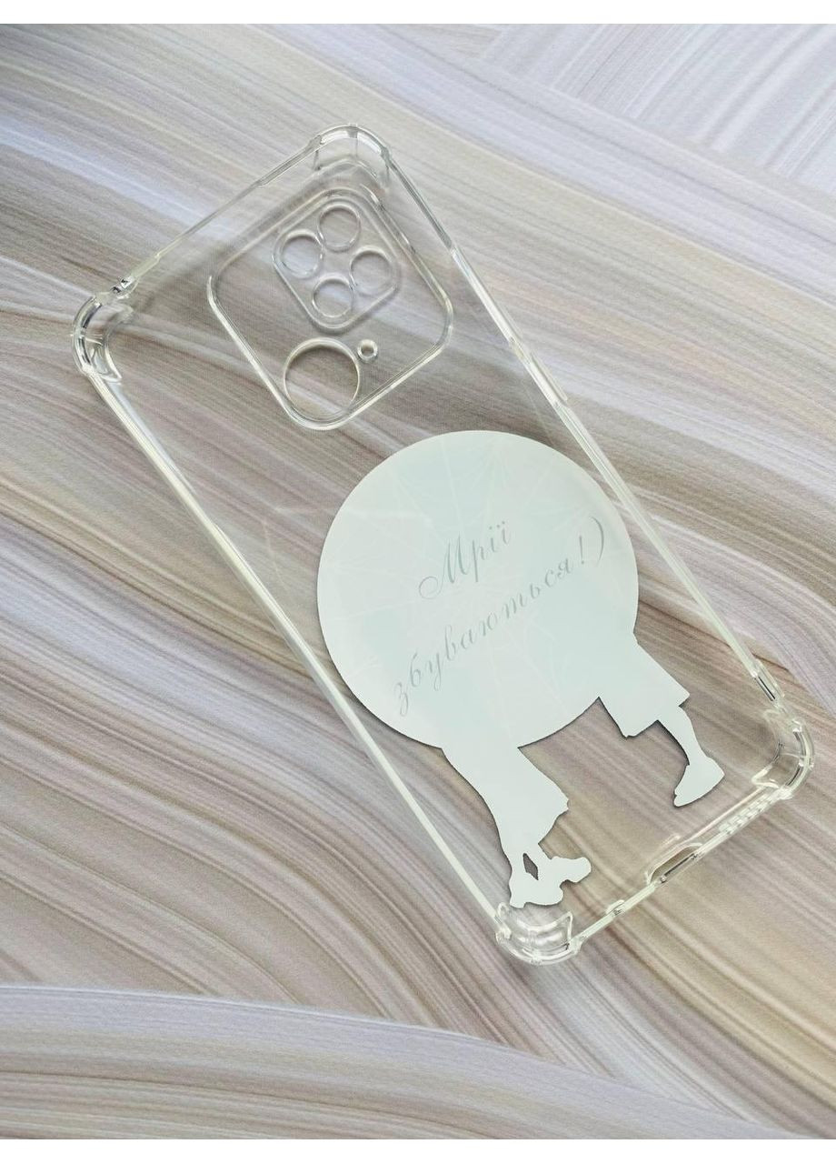 Чохол з потовщеними кутами на Xiaomi Redmi 10C:: Серце-павутинка. Венздей (принт 210) Creative (360659126)