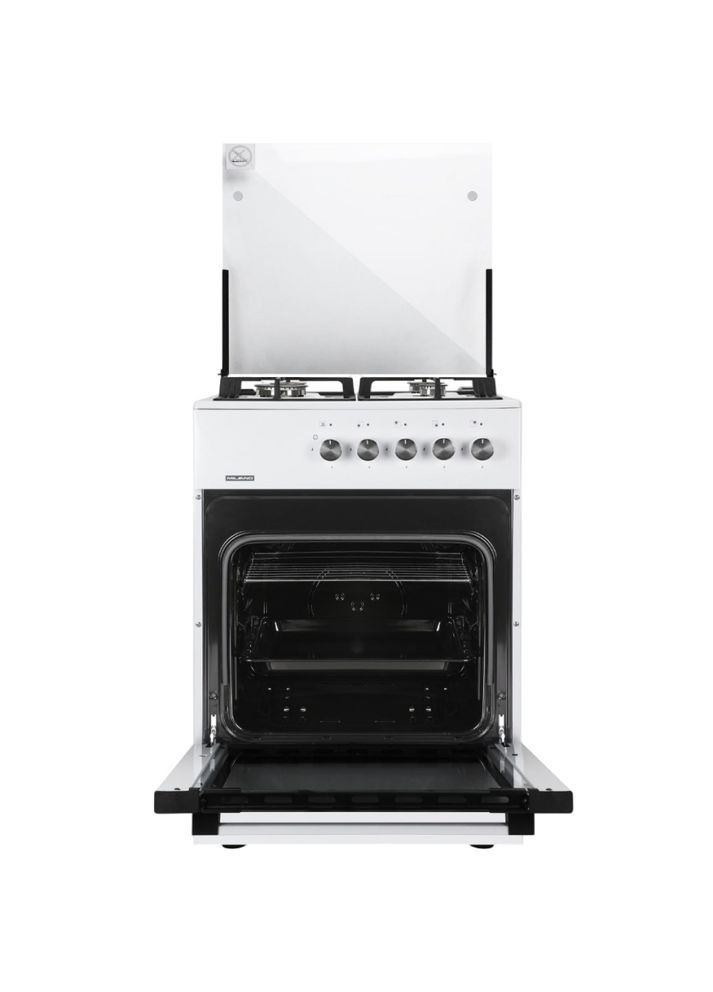 плита газовая gas cooker ml60 g1/07с+ белая Milano