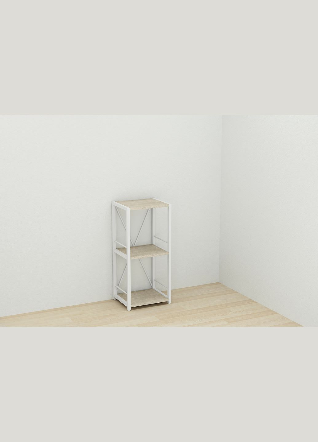 Этажерка 3/34 Серии Коннект 73x34x28 белый ДСП 16мм (FRD-104298) Ferrum-decor (351358878)