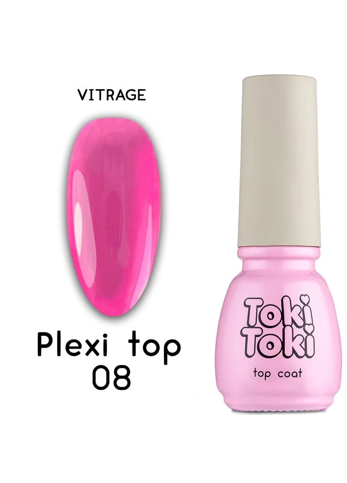 Топ вітражний без липкого шару Plexi Top 08, 5 мл Toki Toki (380893043)