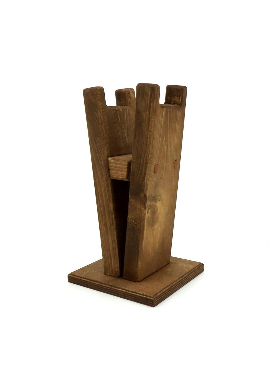 Стойка для наушников из дерева Синатра сепия (НУП-000508) No Brand (328414120)