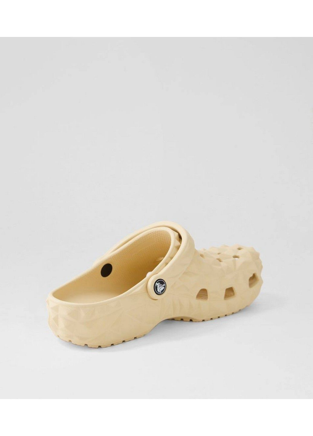 Бежевые сабо кроксы Crocs без каблука