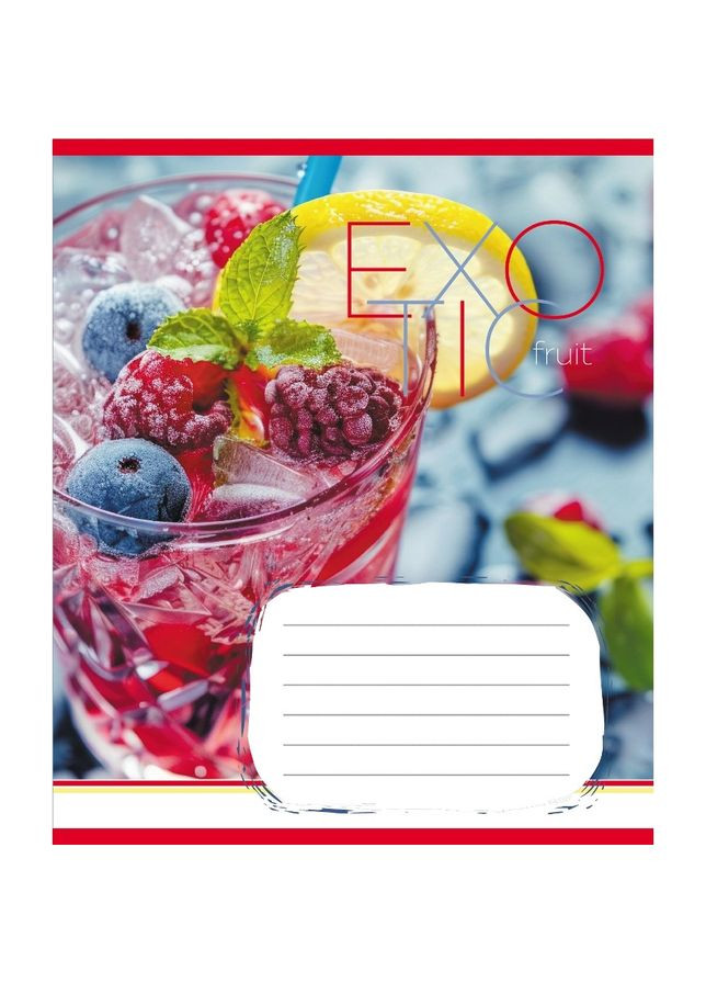 Тетрадь общая "Экзотические фрукты" 048-590098K-1 в клеточку, 48 листов Leader (353967080)