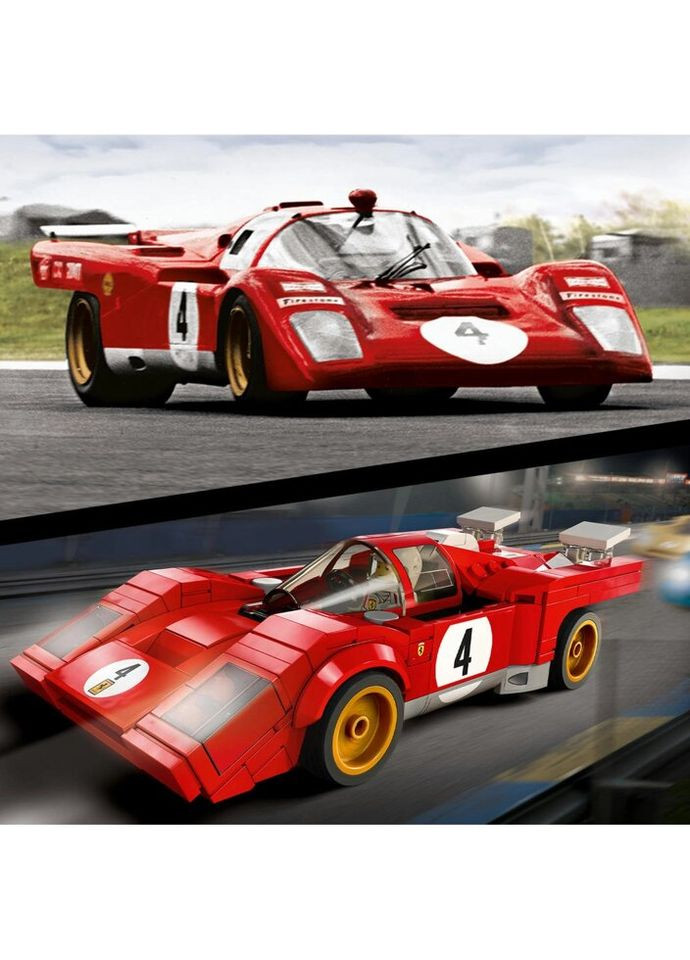 Конструктор Speed Champions 1970 Ferrari 512 M 291 деталь (76906) Lego (281425533)