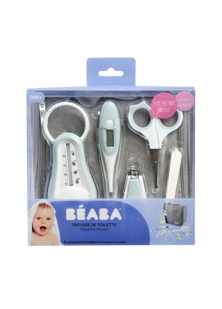 Косметичка с туалетными принадлежностями серый/зеленый, арт. 920381 Beaba (369668999)