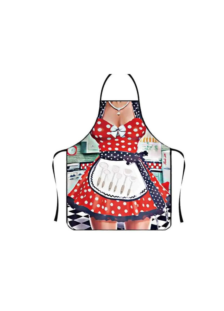 Фартух з приколом Повариха 75 на 60 см різнобарвний Jannet Фартух (318683836)