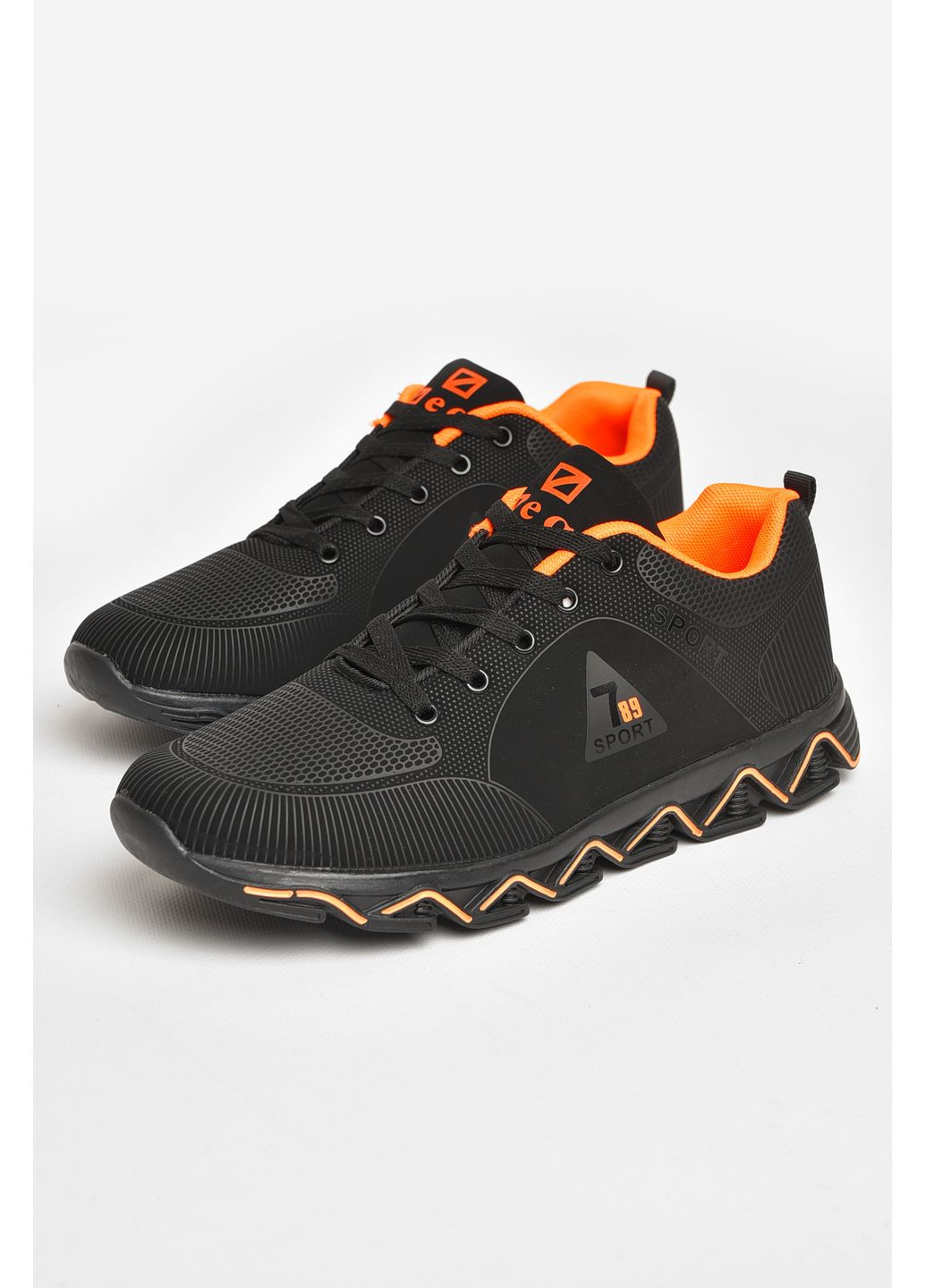 Черные демисезонные кроссовки мужские черного цвета Let's Shop