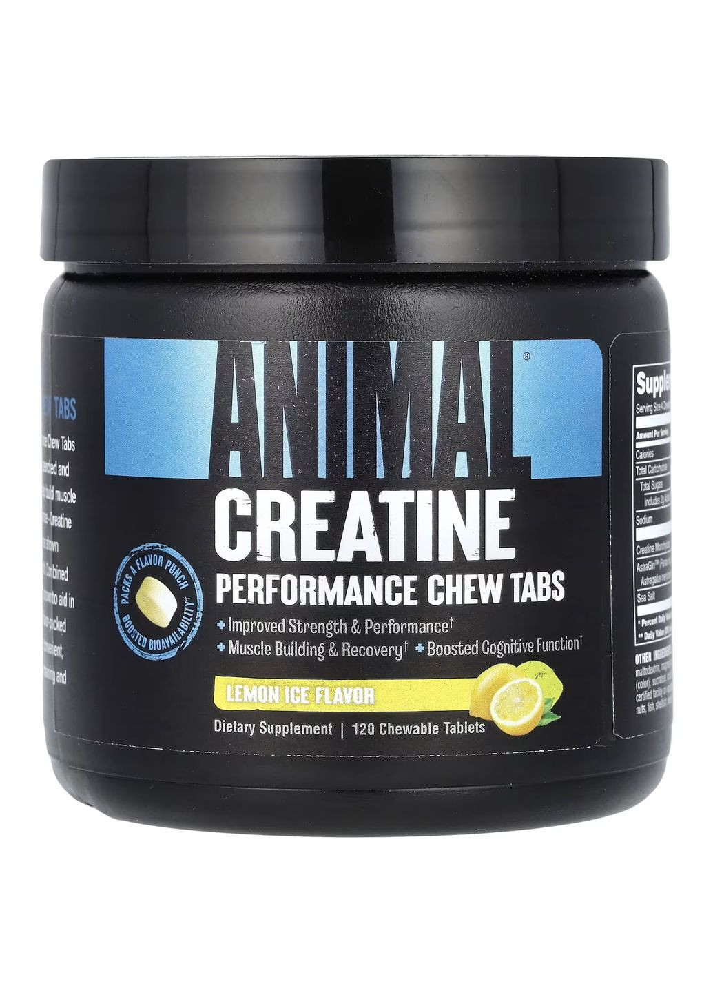 Креатин Animal Creatine chews 120chewables 30serv (Lemon Ice) Universal (301005689)