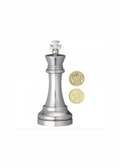 Головоломка Cast Chess King silver Шахматный Король 473686 Cast Puzzle (315350894)