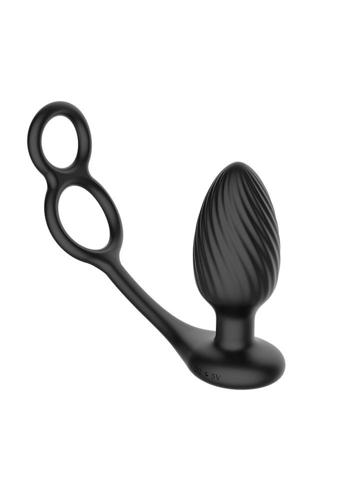 Анальна вібропробка Tornado Cock and Ball Ring - CherryLove Nexus (366962657)