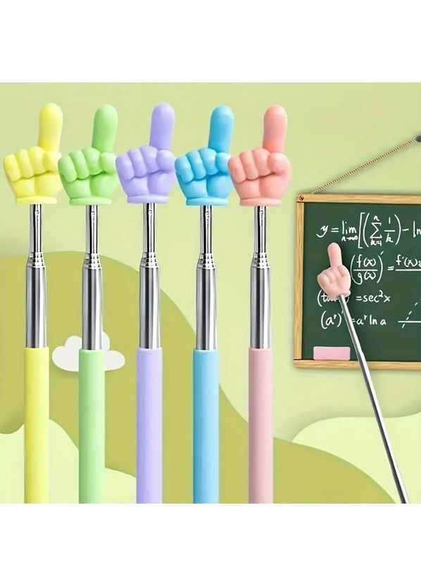 Телескопічна указка-палець Пікмі паличка з рукою 21-68см, різні кольори Po Fanu (363192883)