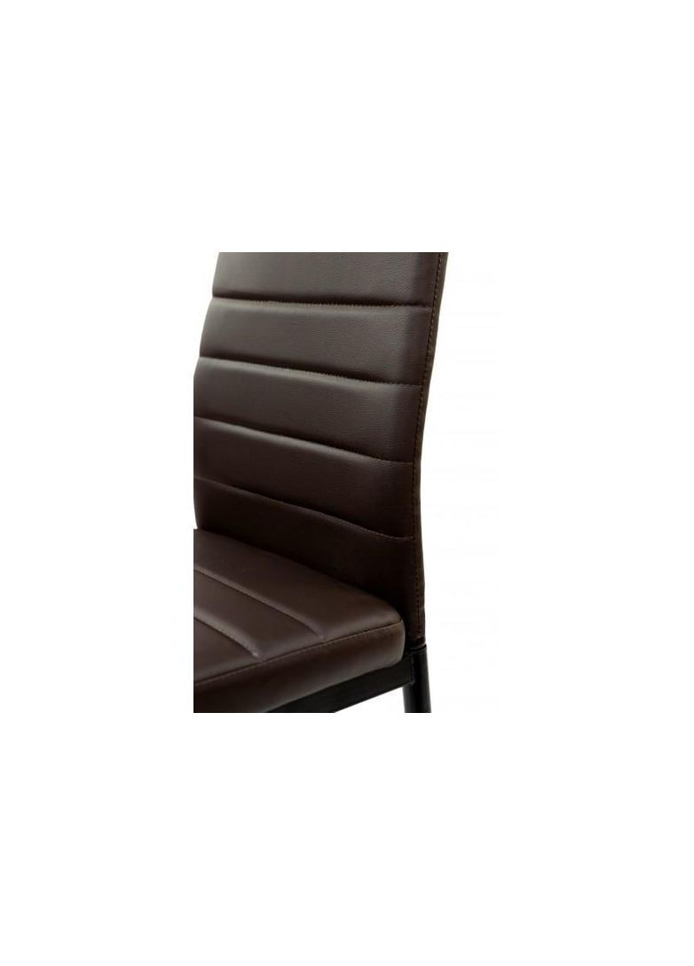 Кухонний стілець Rio екошкіра Темний шоколадний/Чорний Мікс Меблі 855262-01 855262 Мікс меблі (355468132)