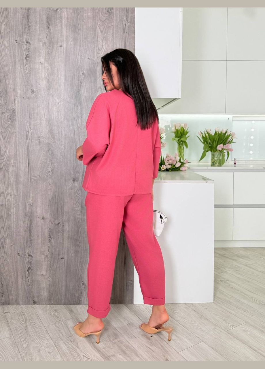 Жіночий костюм з льону вільного крою Avanti (338438363)