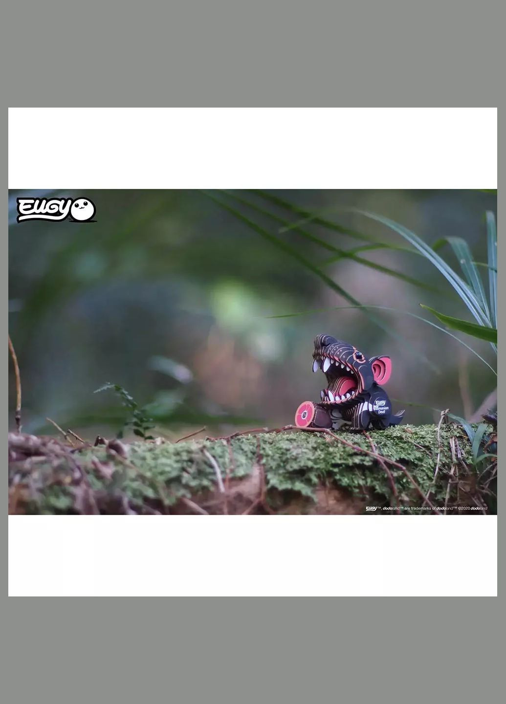 Сборная 3D модель Зоопарк Тасманский дьявол (XEG-035) Eugy (333251966)